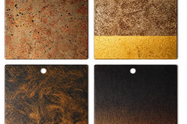 Smile Lighting Metal Finish Samples for Lighting Fixtures 6